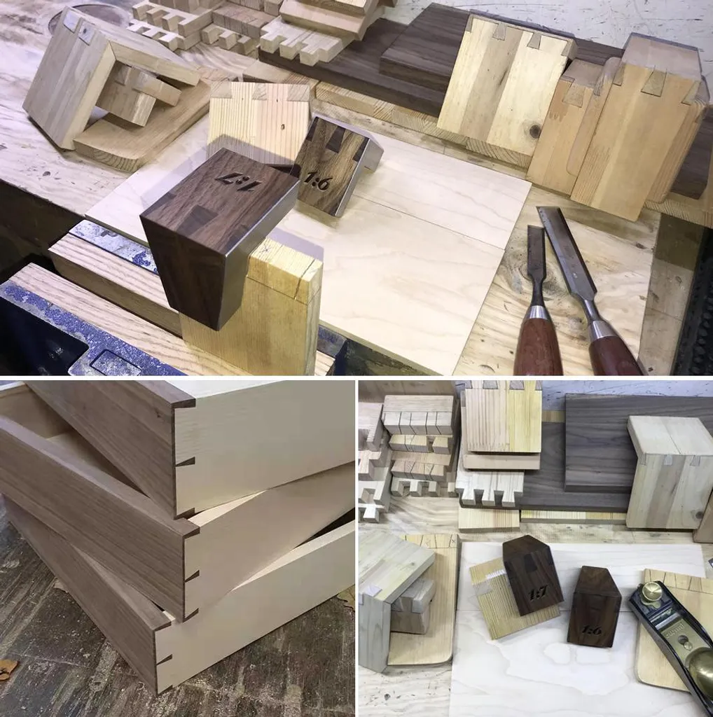 Guide de sciage magnétique à queue d'aronde 1:6 et 1:8 pour menuiserie