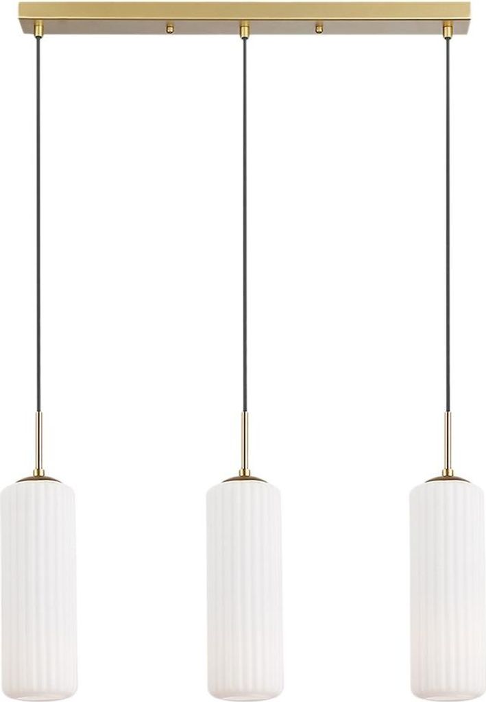 Lampada a sospensione Milagro VESTA 3xE27 color oro Immagine del prodotto 