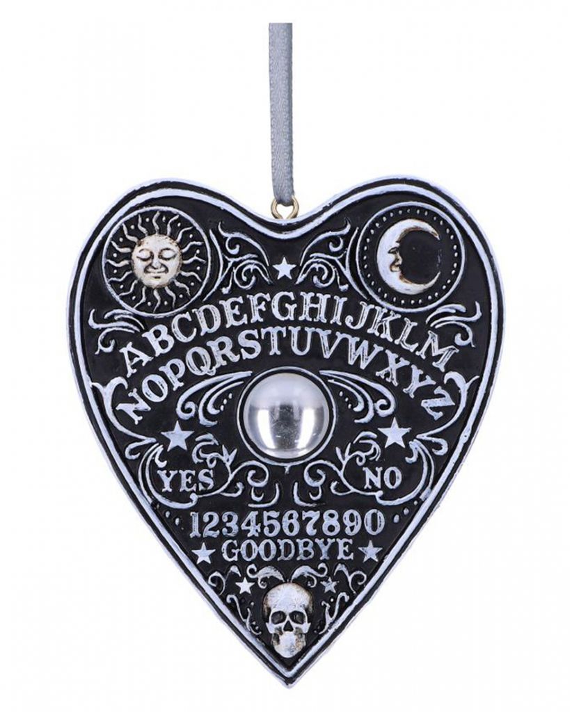 Spirit Board Planchette als Ornament zum Aufhängen 8,5 cm
