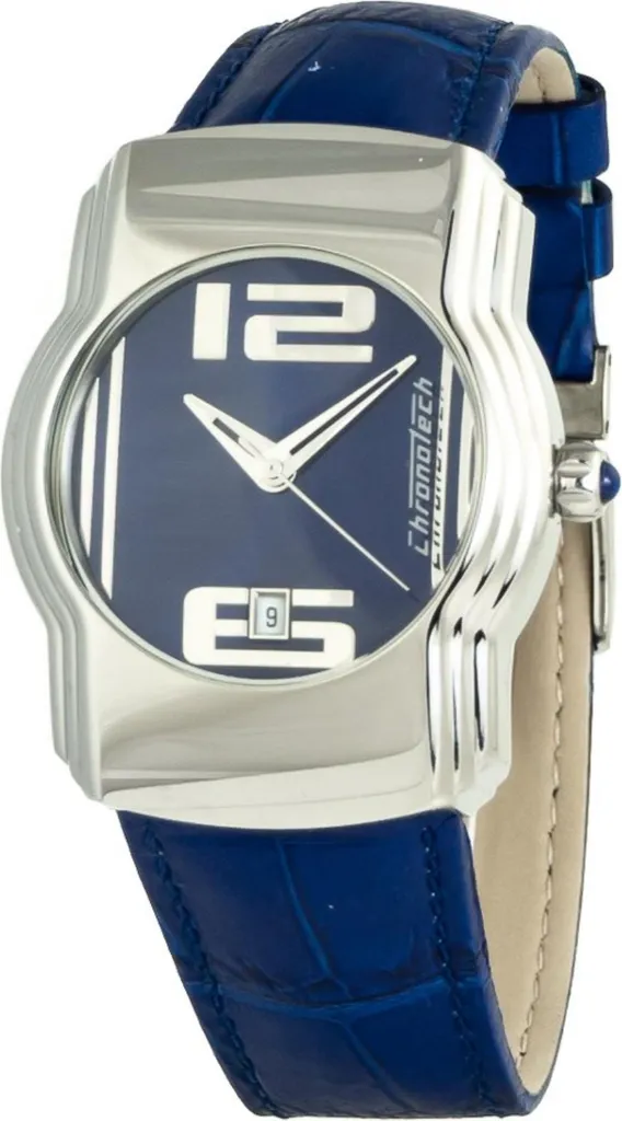 Orologio Chronotech Donna CT7279B-09 | Pelle Blu Ø 36mm | Offerta Shop