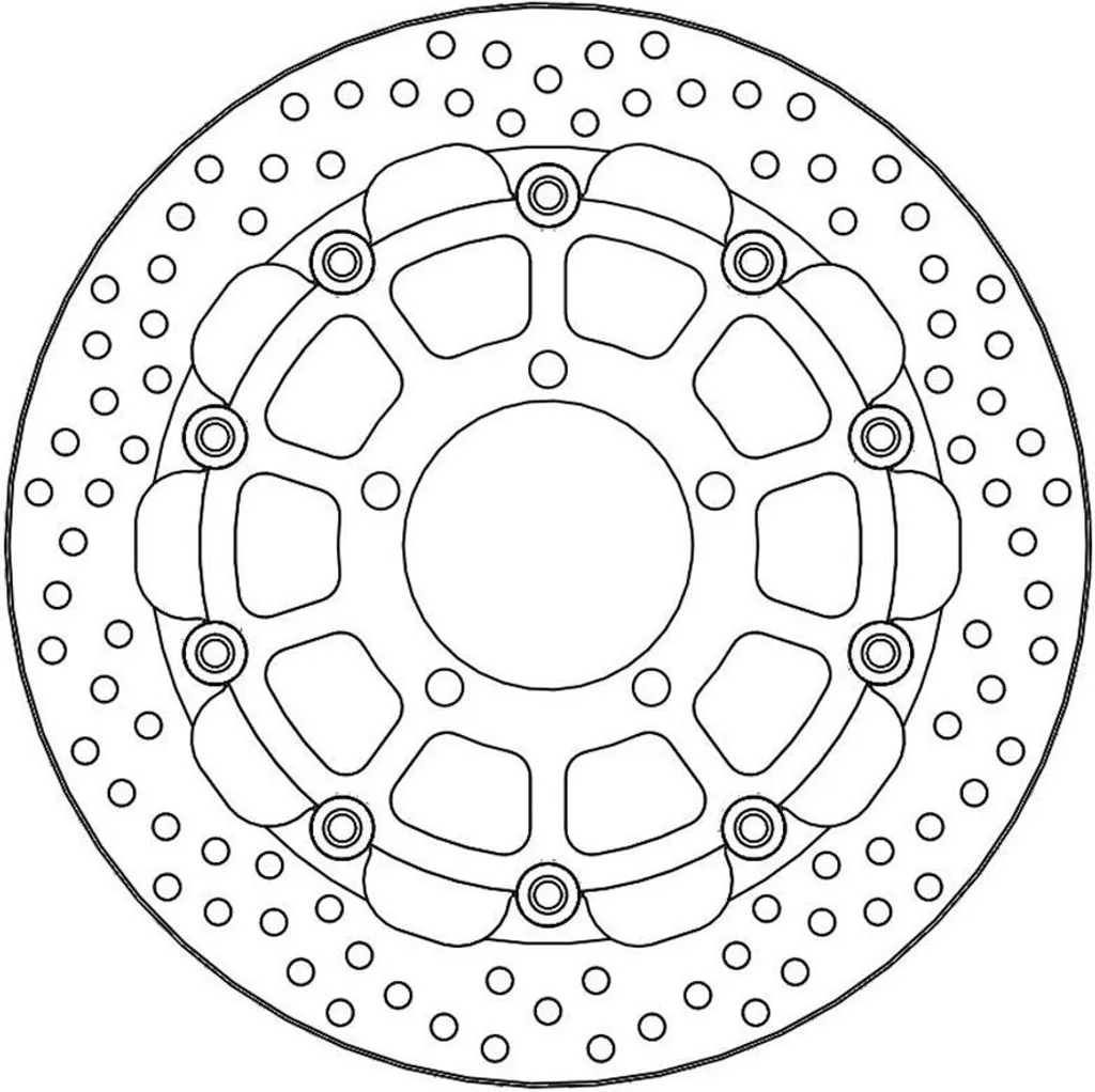 Éliminez les vibrations au freinage : Disque Moto-Master 112202