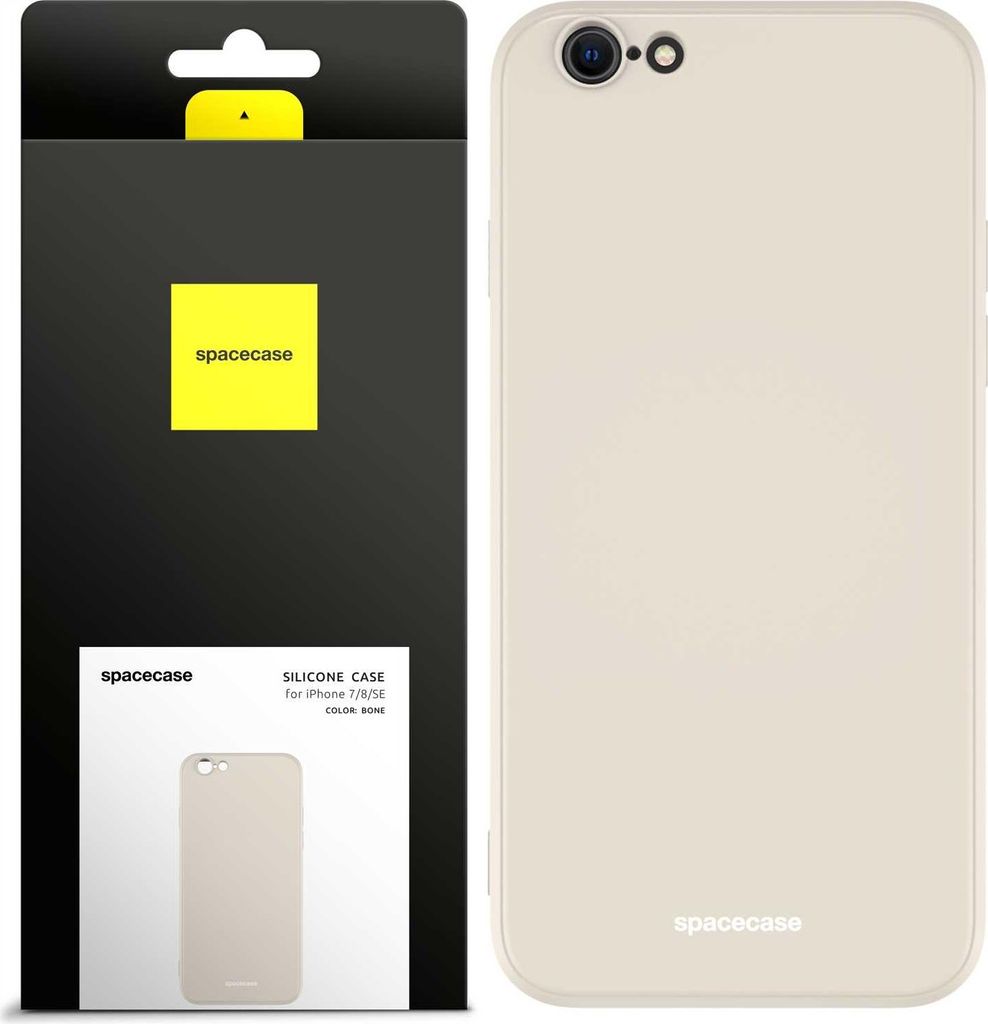 Spacecase Silikonhülle iPhone 7/8/SE Knochen