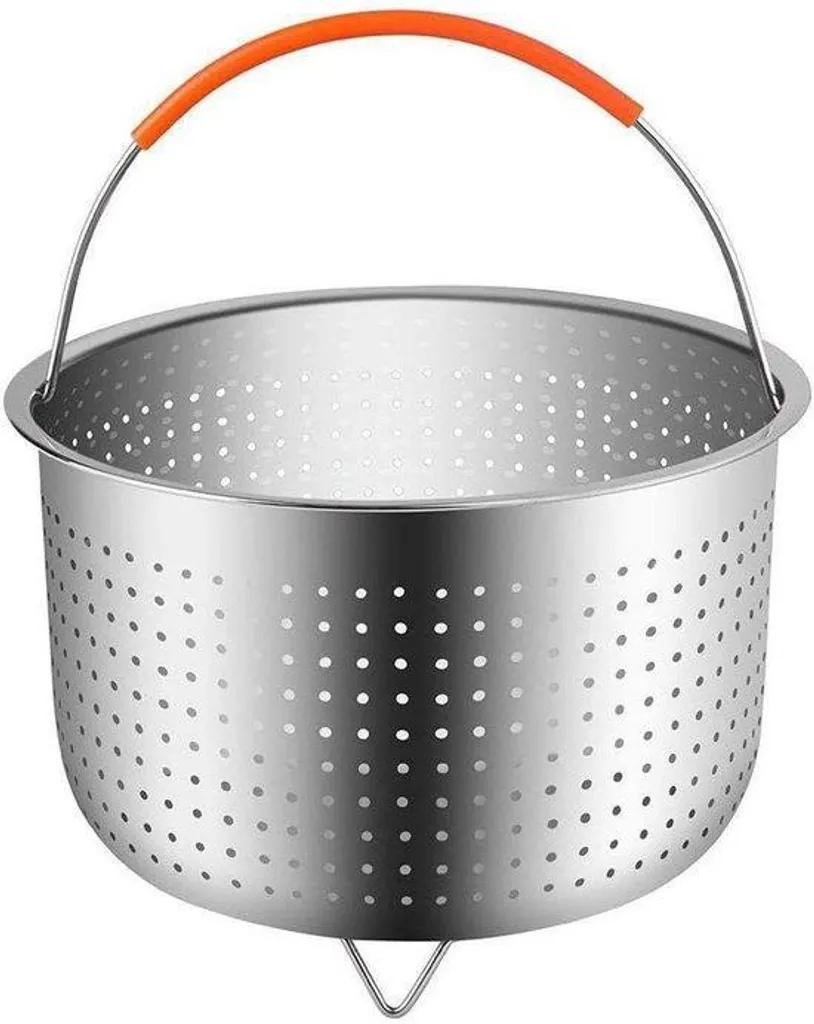 Panier vapeur inox anti-brûlure poignée silicone : fini les accidents !