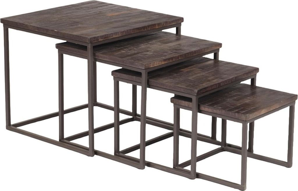 Beistelltisch 4-er Set 50 x 45 cm