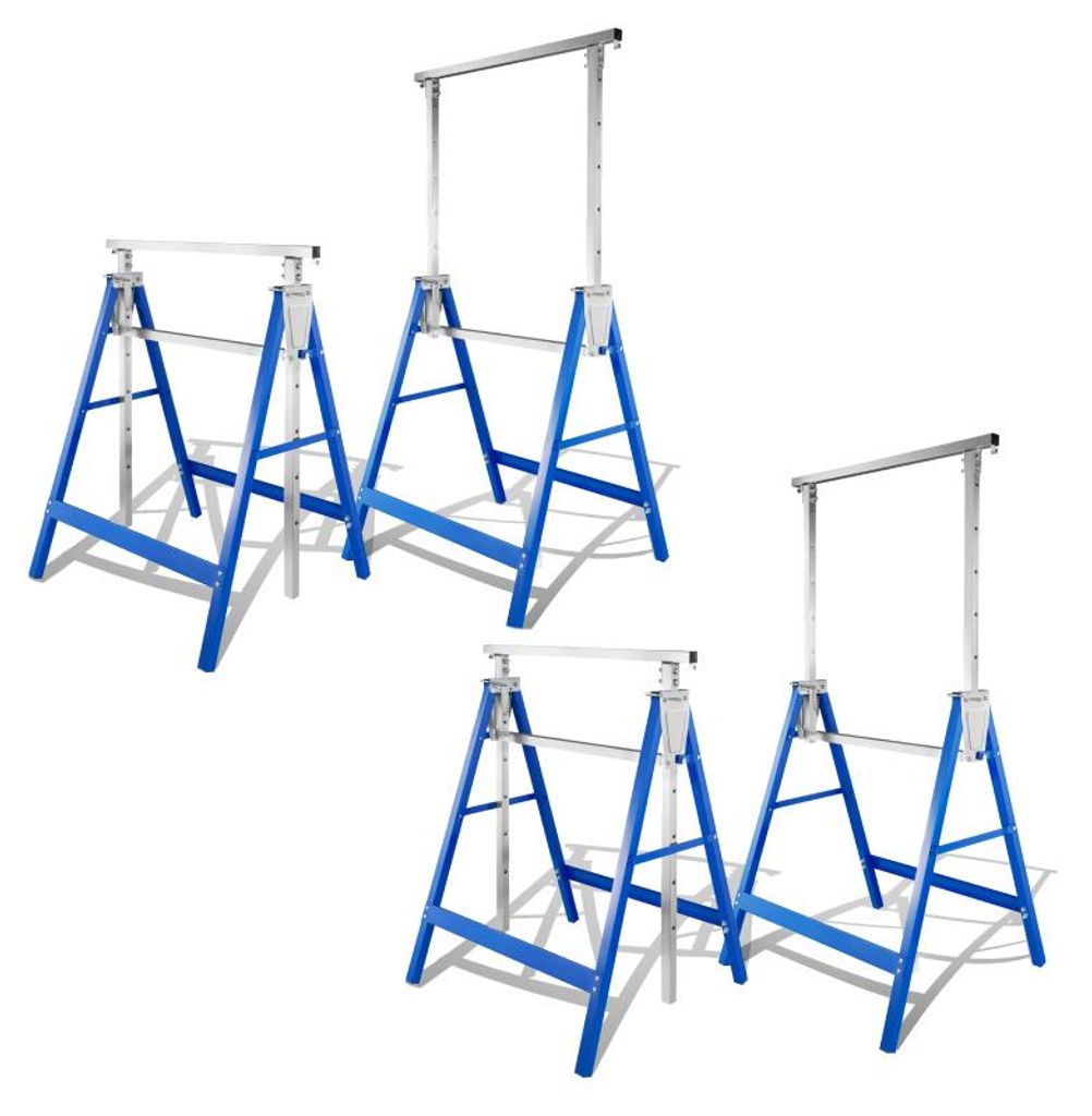 Vigevee, lot de 4 supports de travail, réglables en hauteur Image du produit 