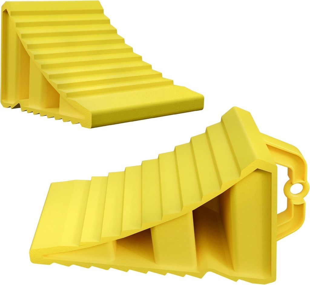 JOIEYOU 2 pièces Cales de roue de remorque Cales de frein Image du produit 
