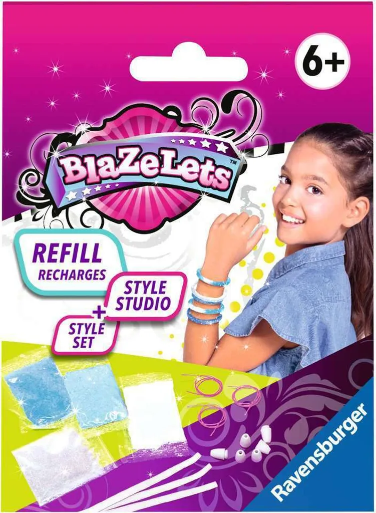 Activité Créative Enfant : Recharge 2 Blazelets Ravensburger 18101 DIY