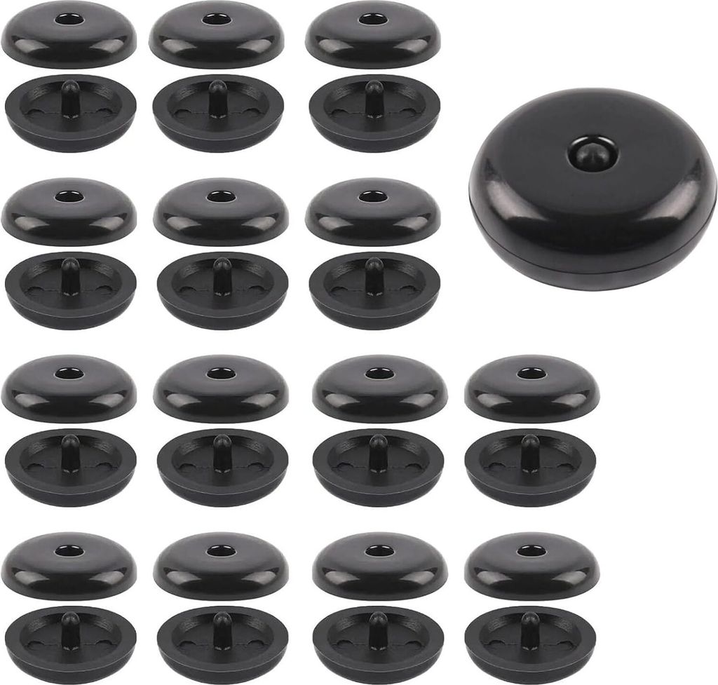 15 Set Gurtstopper Auto Schwarz Universal Sicherheitsgurt Stopper Clip Robuster Anschnallgurt Halter für PKW,LKW,SUV