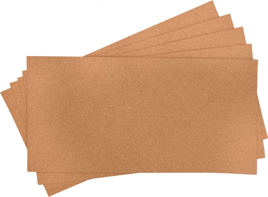 Colorations Bastel Korkplatten - Set mit 5 kreativen Bögen