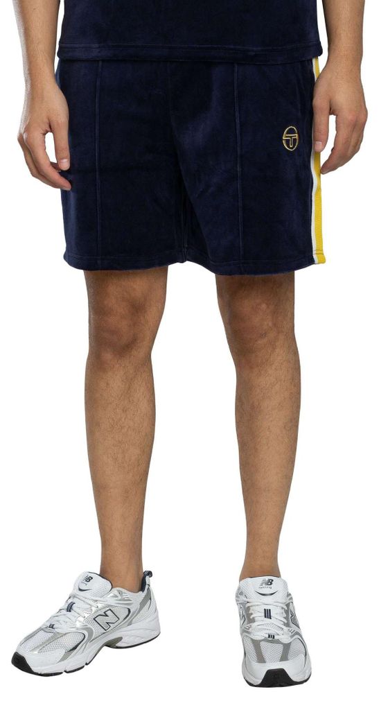 Sergio Tacchini Monte Velours-Sweatshorts, Blau L