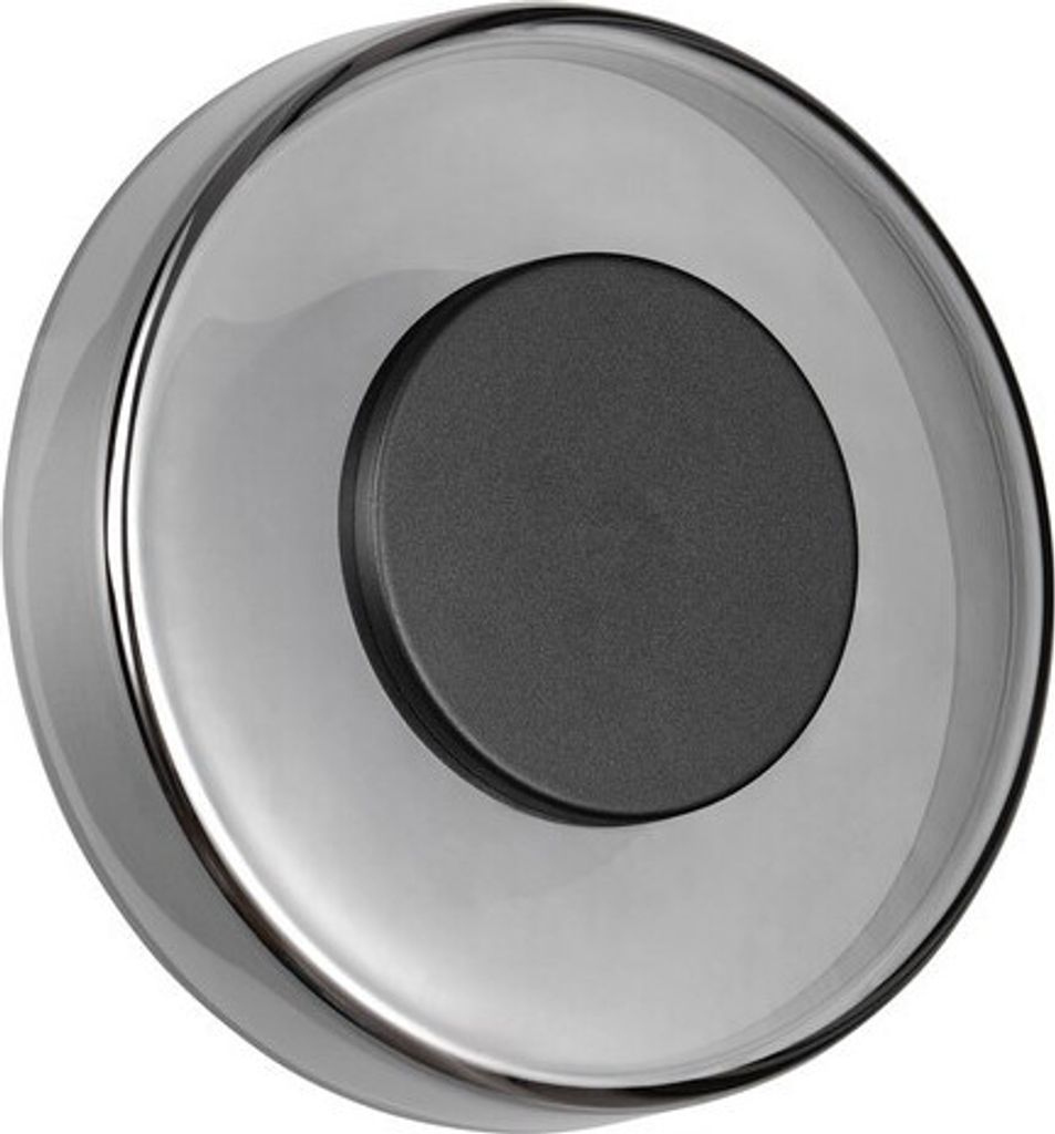 Applique a LED CELESTE nero-cromato 10 W, bianco caldo, Immagine del prodotto 