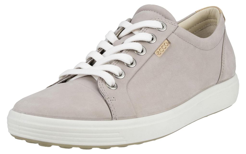ECCO Damen Soft 7 Sneaker, Grau/Rose, 40 EU