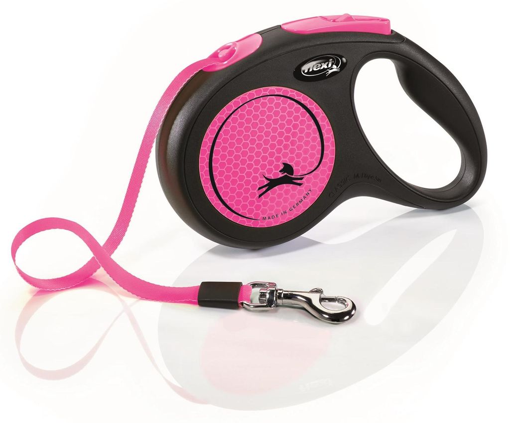 Flexi New Neon M pásik 5 m ružové 25 kg Obrázok produktu 