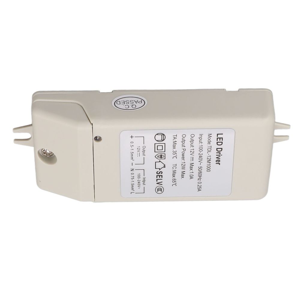 12W DC 12V 1A Sterownik LED Stałoprądowy zasilacz do taśm Zdjęcie produktu 