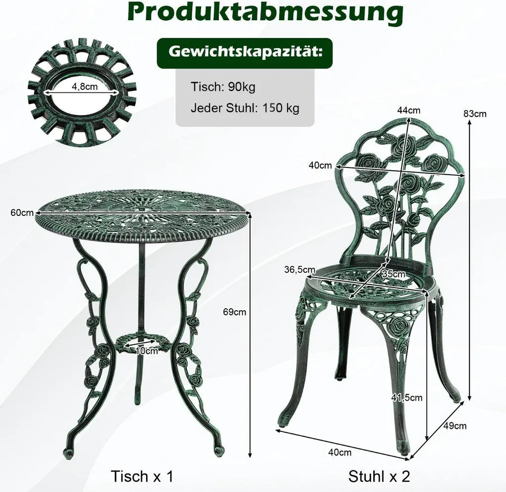 Mobilier de jardin rose gain de place pour aménager un balcon étroit