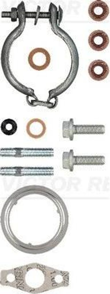 REINZ 04-10225-01 Montagesatz Turbolader für FORD MONDEO IV Turnier (BA7) Focus II Schrägheck (DA, HCP, DP) S-MAX (WA6) Focus II Kombi (DA, FFS, DS)