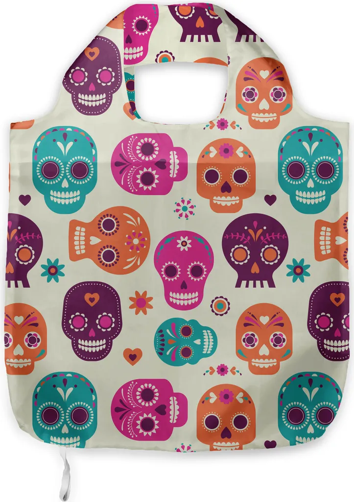Vivi la Magia Messicana con la Borsa Floreale ABAKUHAUS Skulls