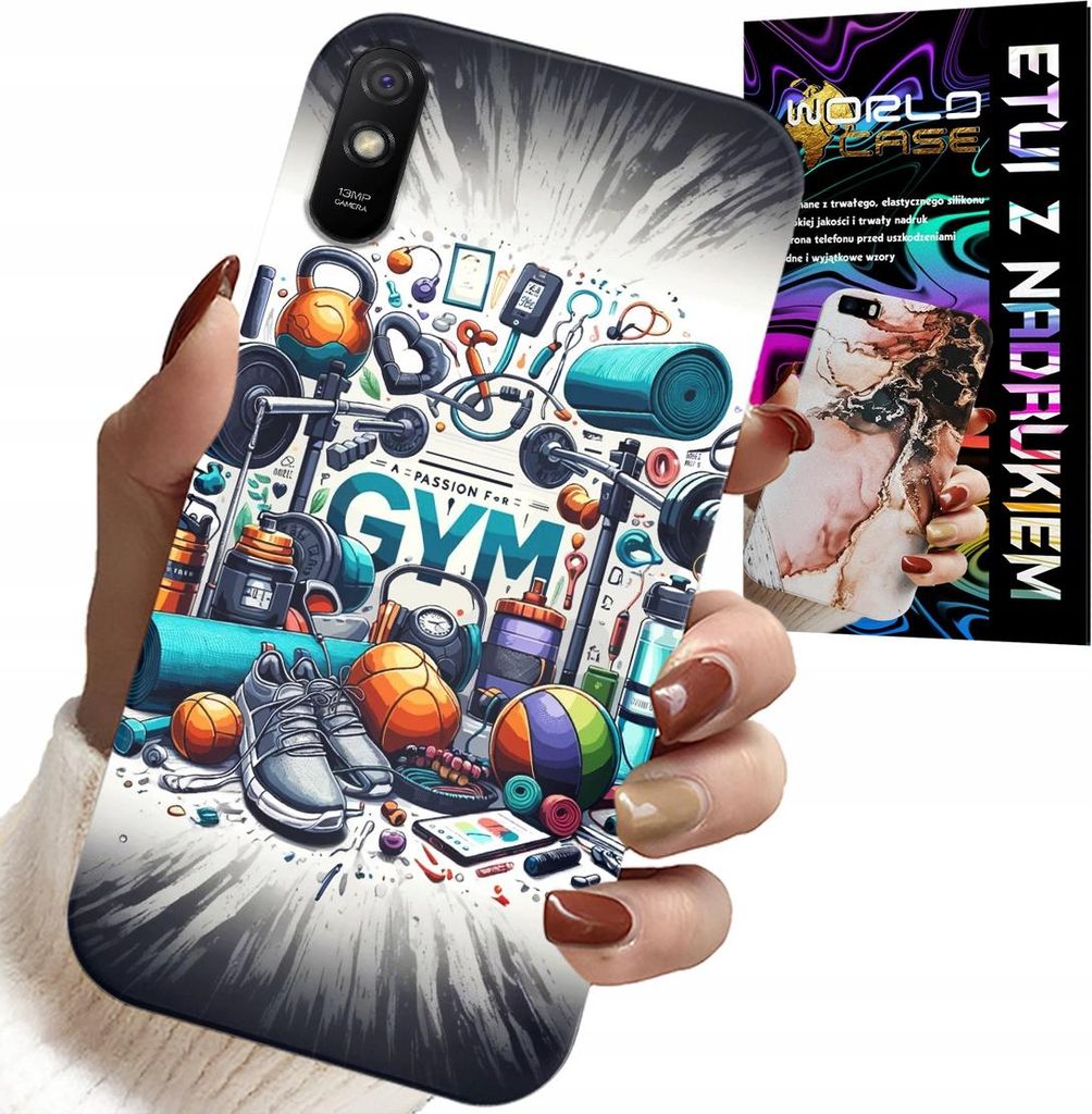 Fall Für Xiaomi Redmi 9A - Fitness Fitness Sport Fall + Glas