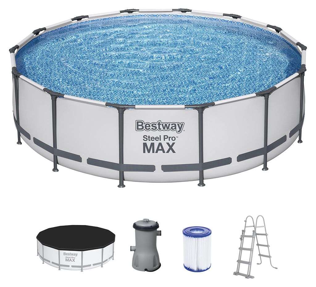 Bestway® Steel Pro MAX™ Frame Pool Komplett-Set mit Produktbild 