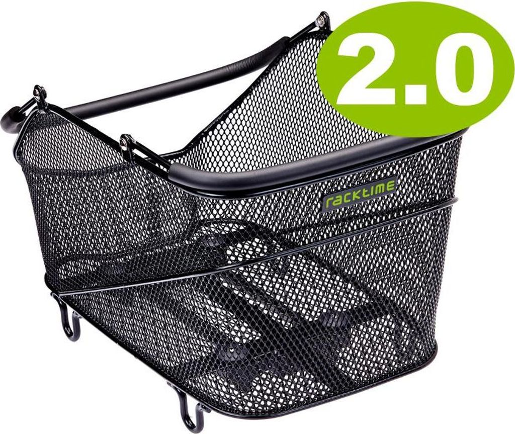 racktime BaskIt, Hinten, Fahrradkorb, Schwarz, 20 l, 10 kg, Produktbild 