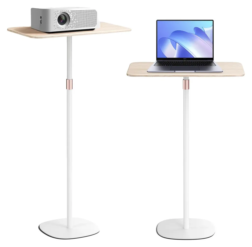 Bureau debout réglable en hauteur portable violet foncé ergonomique
