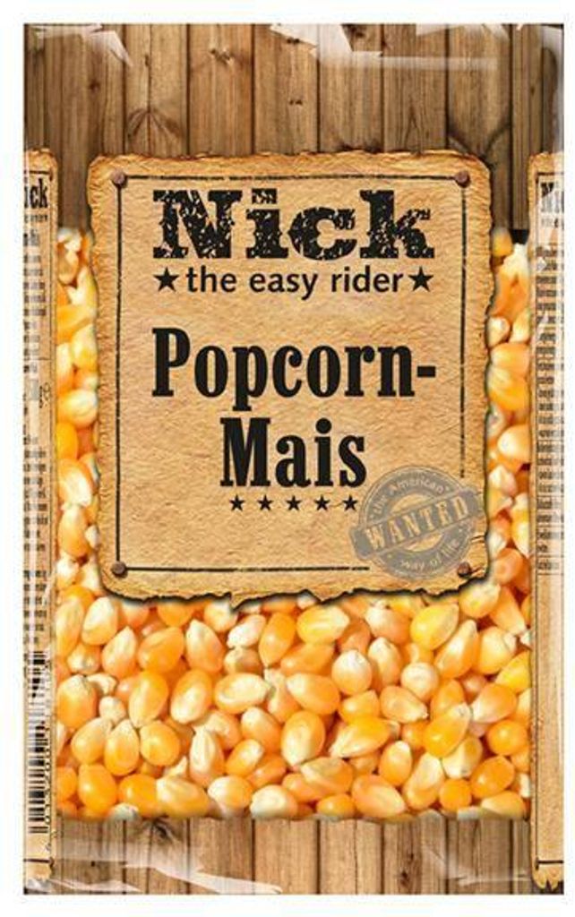 Nick Popcorn-Mais 500 G Packung  Süß oder salzig Knabberei Produktbild 