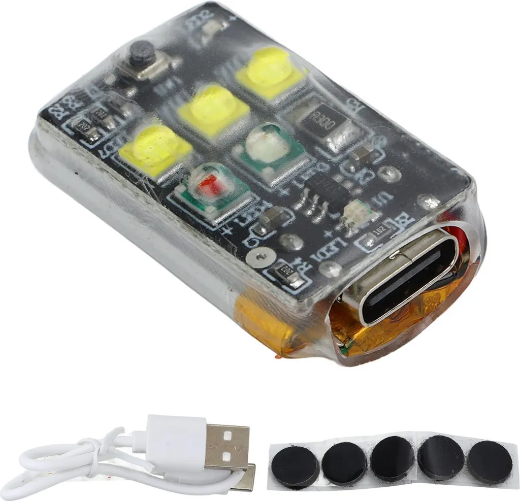 2/4pcs Luci flash LED stroboscopiche con segnale di volo notturno per