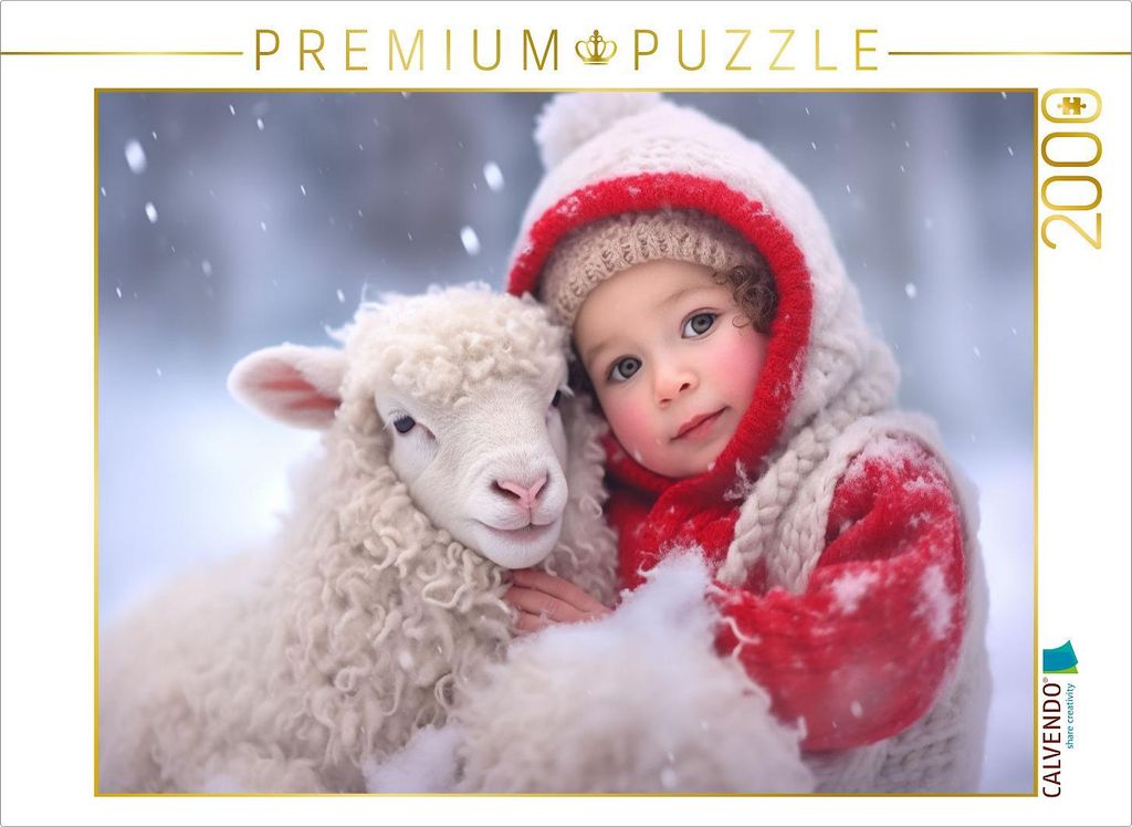 CALVENDO Puzzle Winterwärme | 2000 Teile Lege-Größe 90x67cm Foto-Puzzle für glückliche Stunden