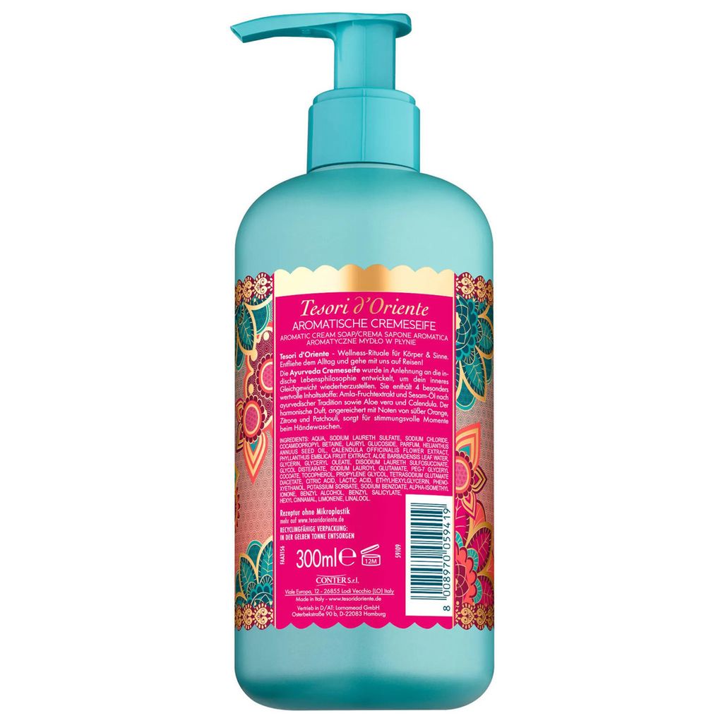 Tesori d'Oriente Sapone liquido Ayurveda 300ml Immagine del prodotto 