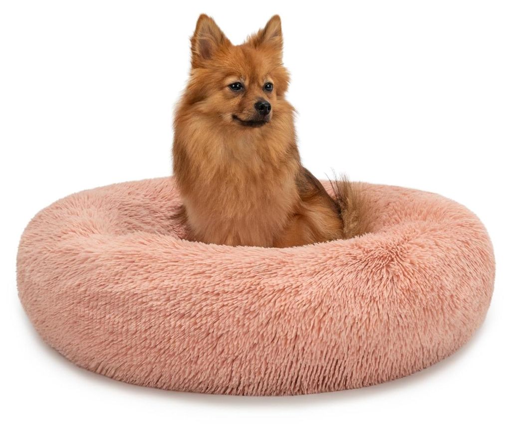 lionto Donut Lit pour chien, canapé rond pour chien avec Image du produit 