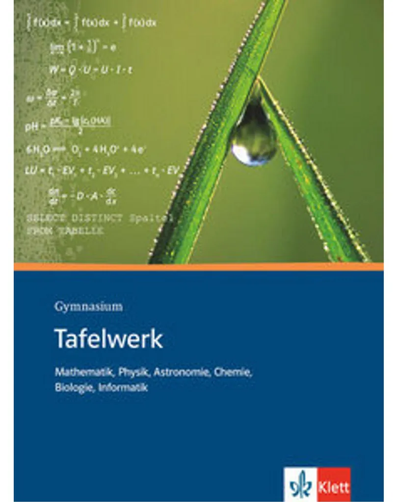 Livre de Formules Scientifiques pour Lycée et Gymnase Sections I et II