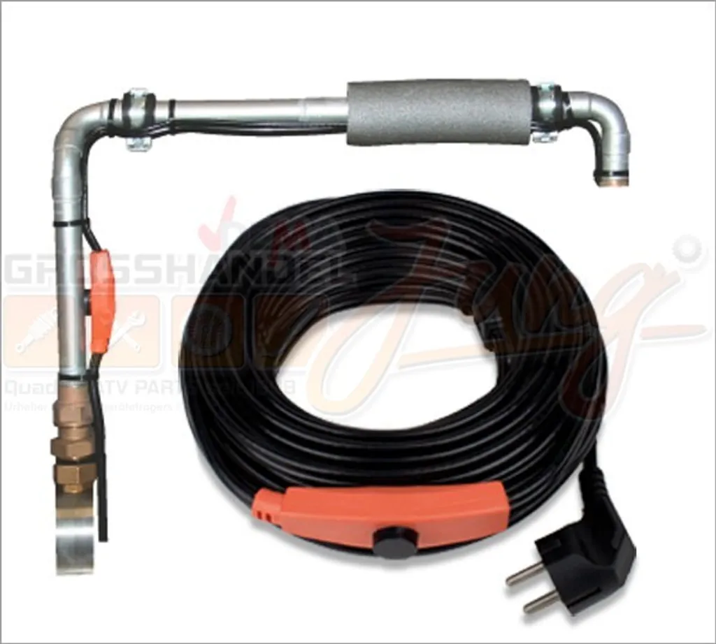 Câble chauffant antigel 14m avec thermostat intégré pour tuyauterie