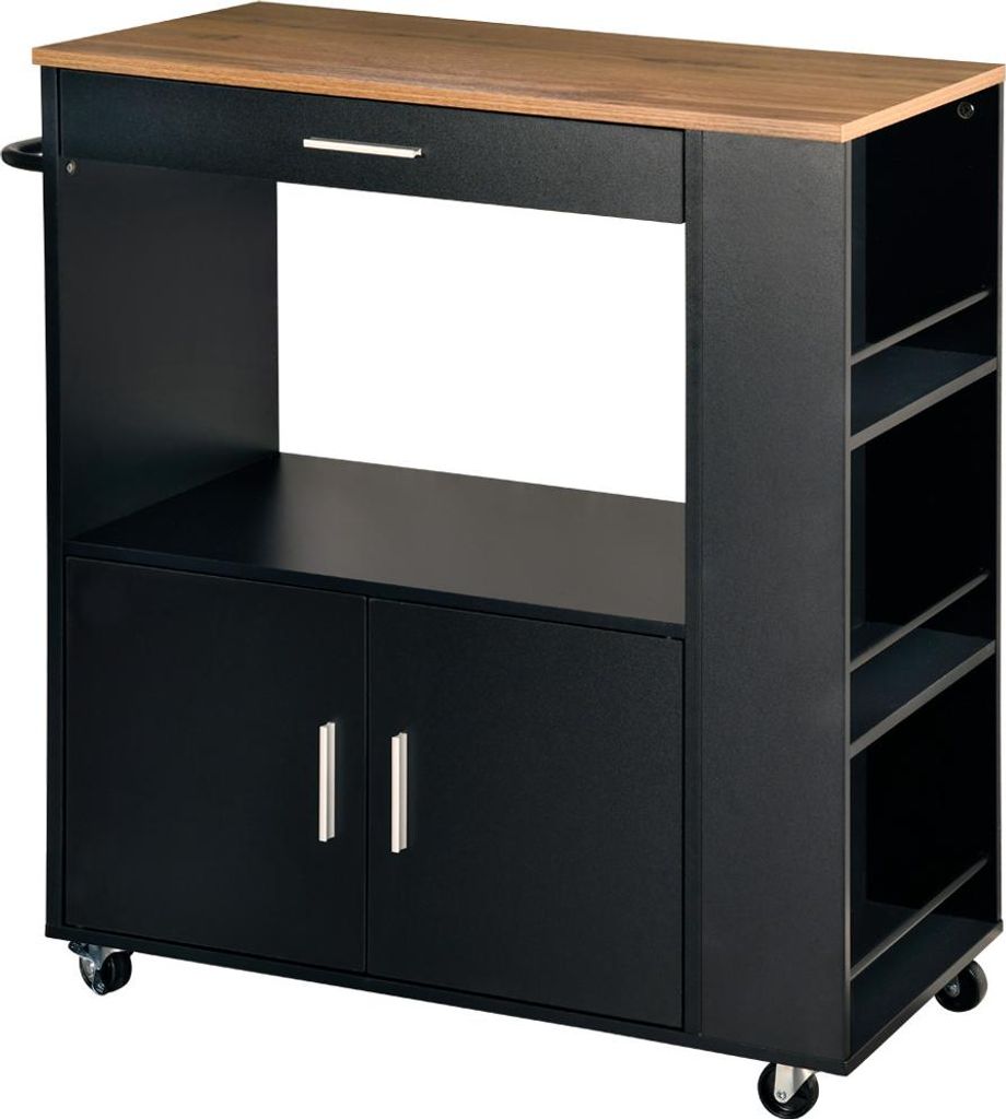 KESPER 2589213 Chariot de cuisine, gris/ Chariot de service Image du produit 