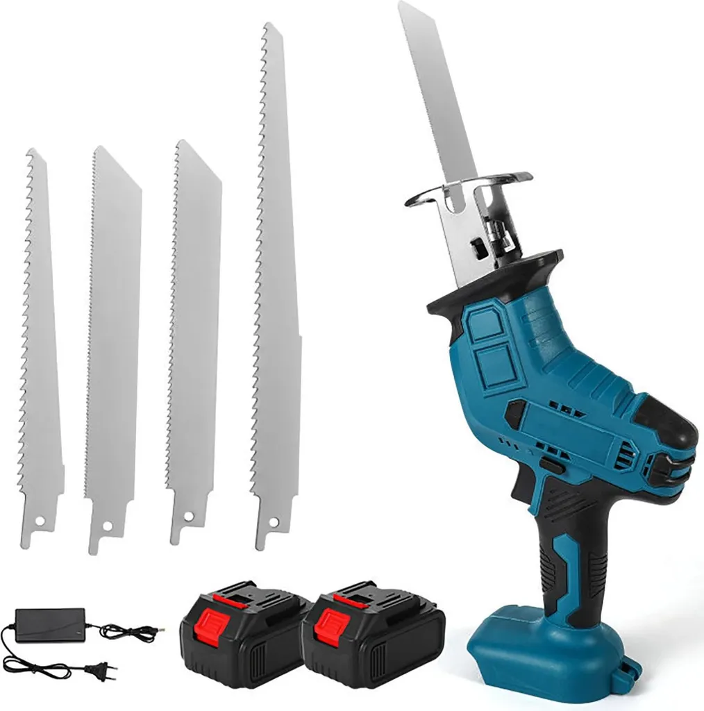 Scie sauteuse pendulaire sans fil 18V vitesse réglable avec batteries