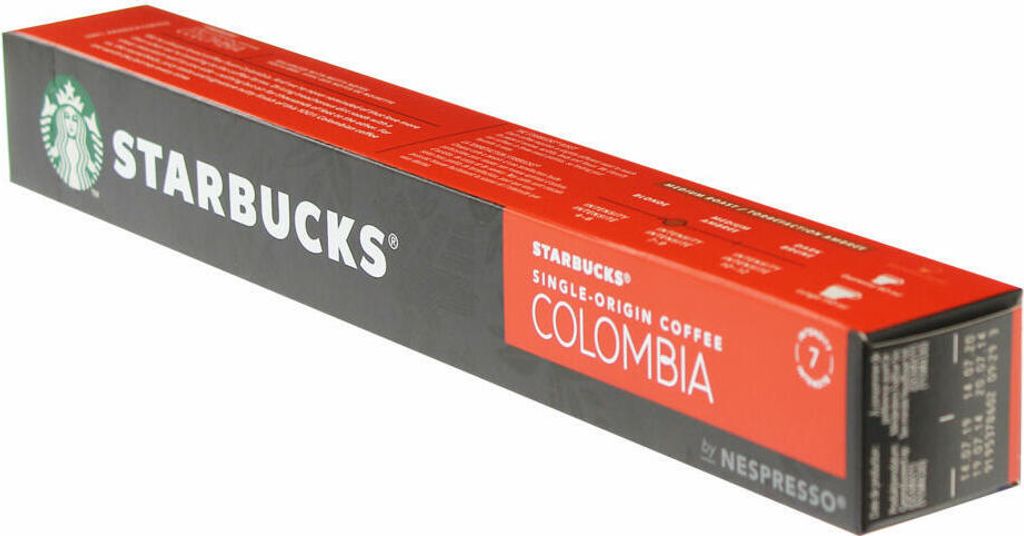 Starbucks Single Origin Colombia Kaffee, Medium Roast, Röstkaffee, Nespresso kompatibel, Kaffeekapseln, 10 Kapseln