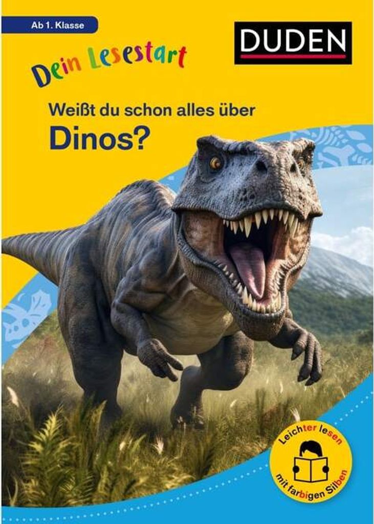DUDEN - Weißt du schon alles über Dinos? - Dein Lesestart - Ab 1. Klasse