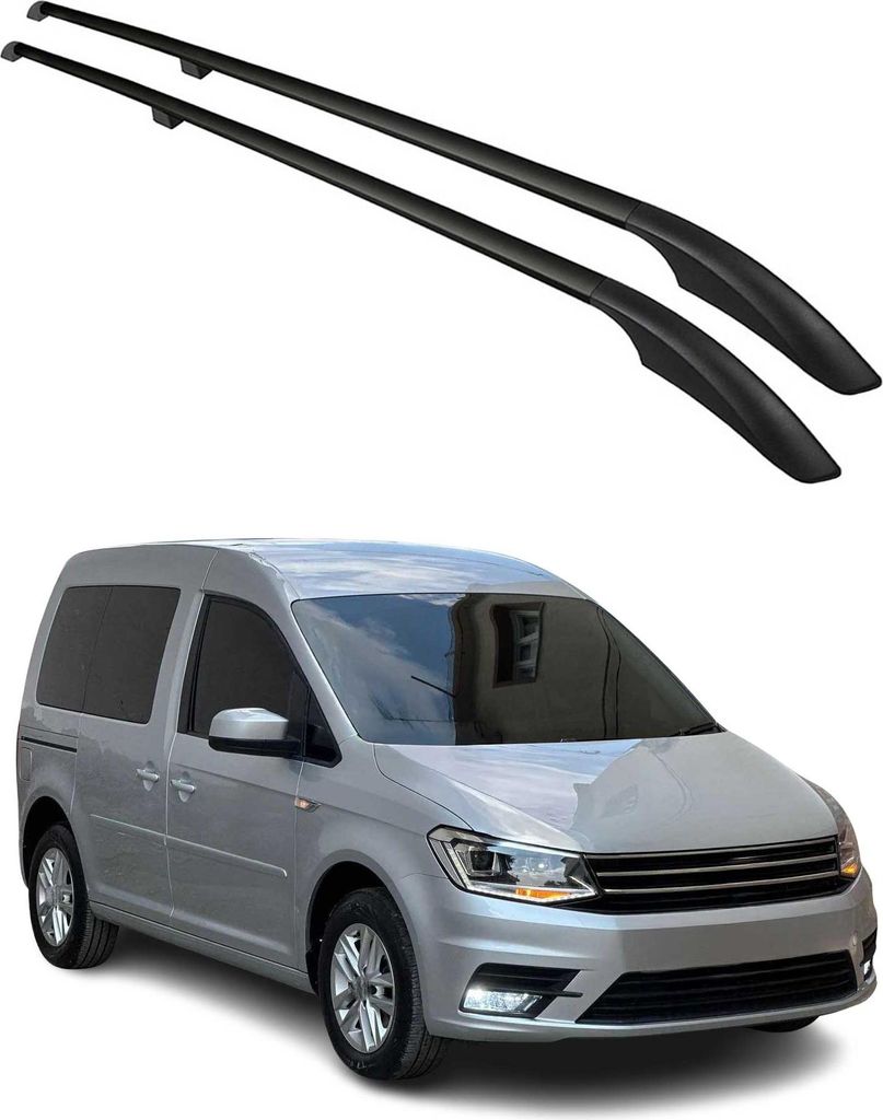 Barres de toit longitudinales pour VW Caddy 2015-2020 L1 Image du produit 