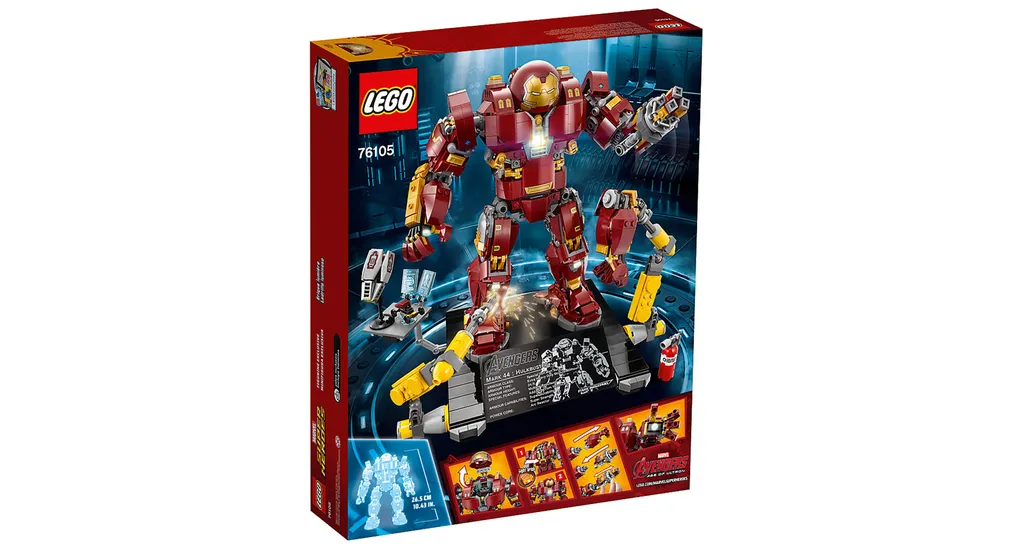 Hulkbuster LEGO 76105 Idéal pour Décorer un Bureau de Fan de Marvel - 3
