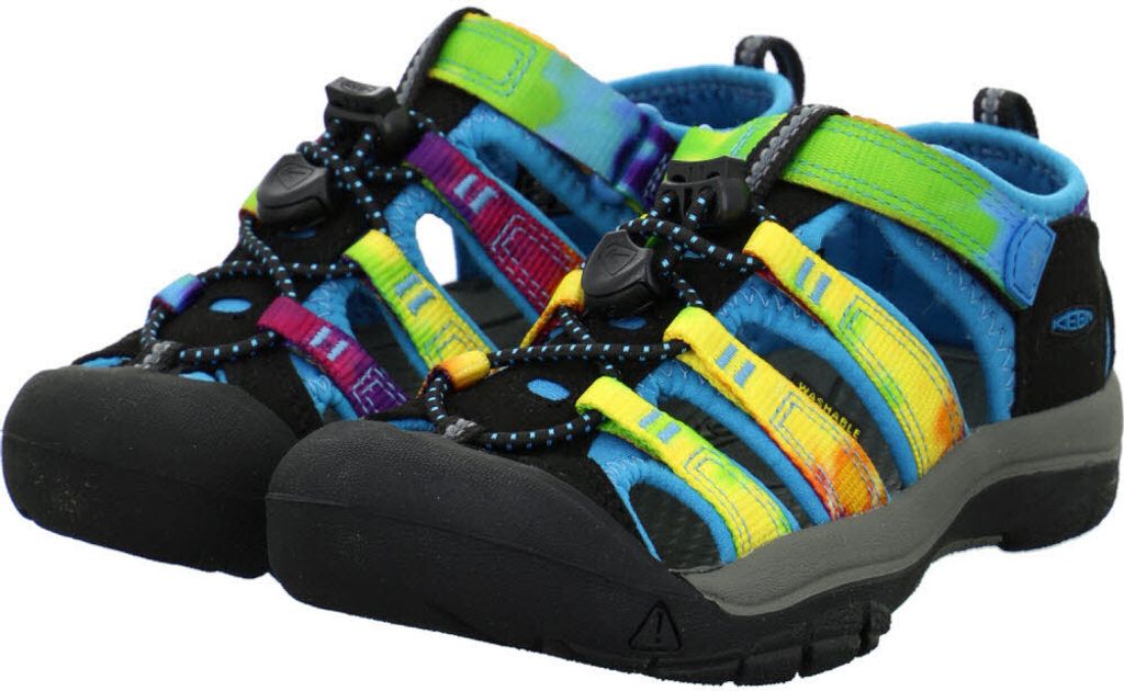 Keen Jungen Trekkingsandale Newport H2 schwarz/grün