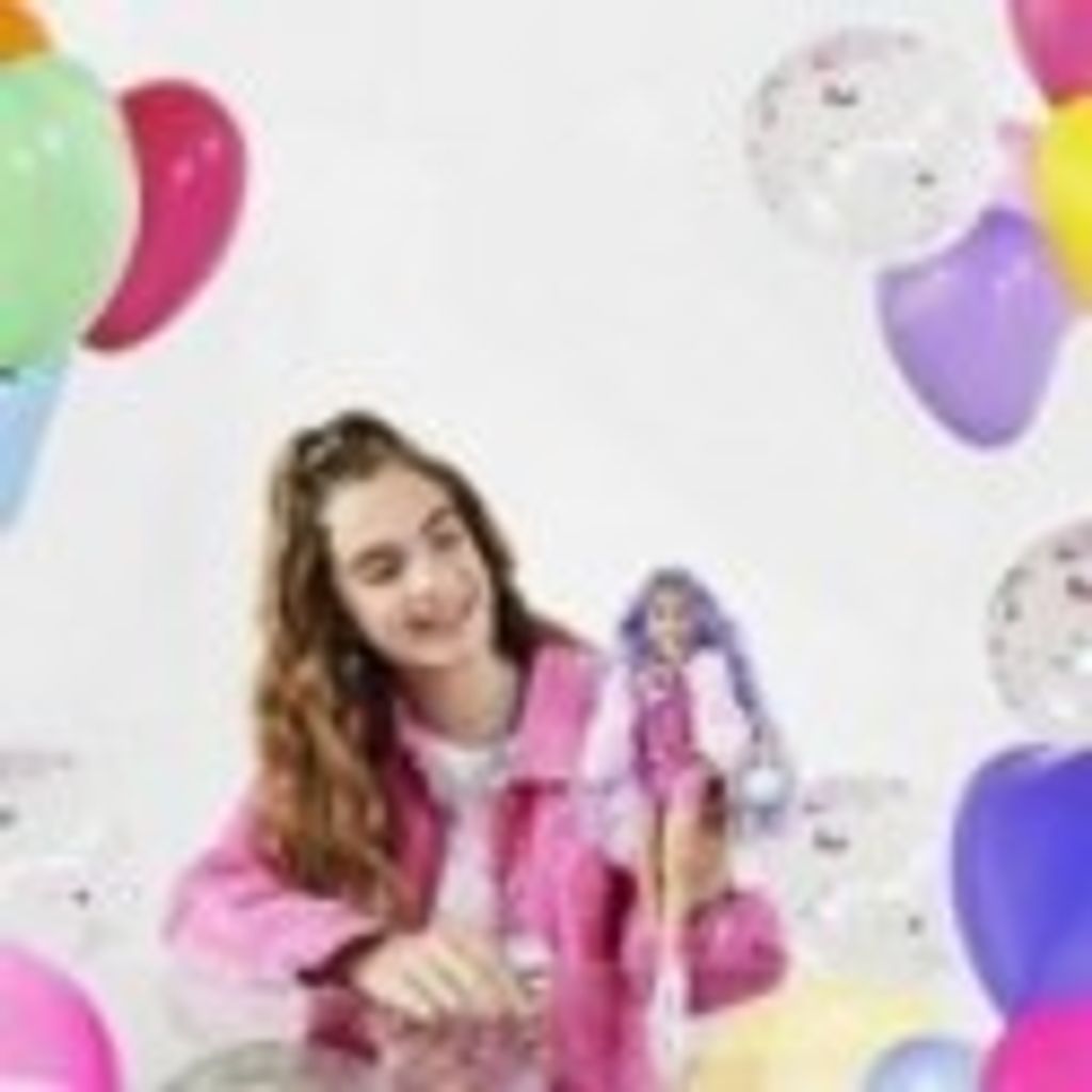 Barbie Extra Puppe mit lila-welligem Haar, Anziehpuppe, Produktbild 10