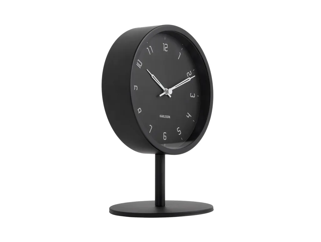 Horloge Table Stark Noire Karlsson - Finie la Pollution Sonore du Tic-Tac