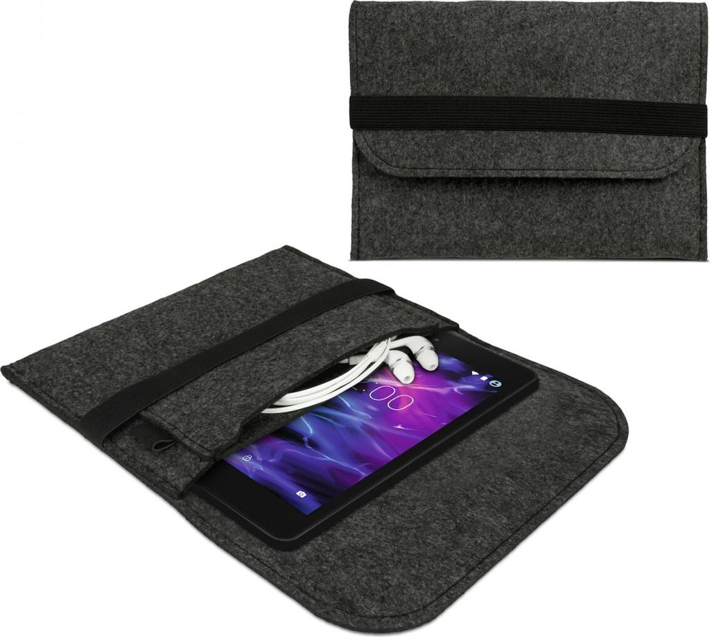 ROYALZ Tasche für Lenovo Tab E7 Hülle Schutztasche Case Cover Sleeve Filz
