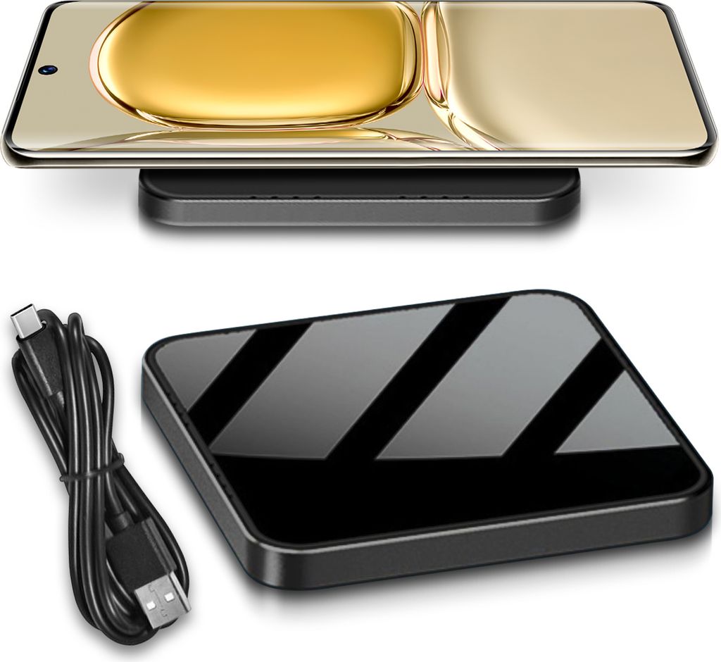 Kabelloser Qi Charger 15W Wireless Laden Huawei P60 P50 P40 P30 Ladestation