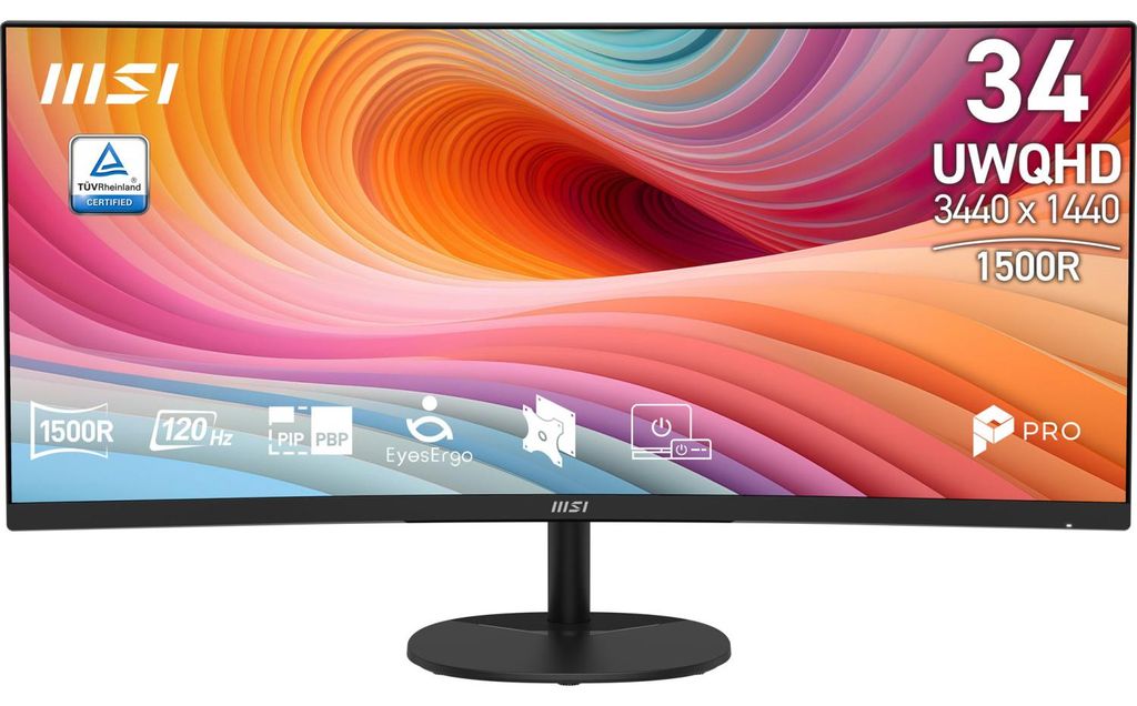 MSI Pro MP341CQ E12 Computerbildschirm 86,4 cm (34") 3440 x Produktbild 
