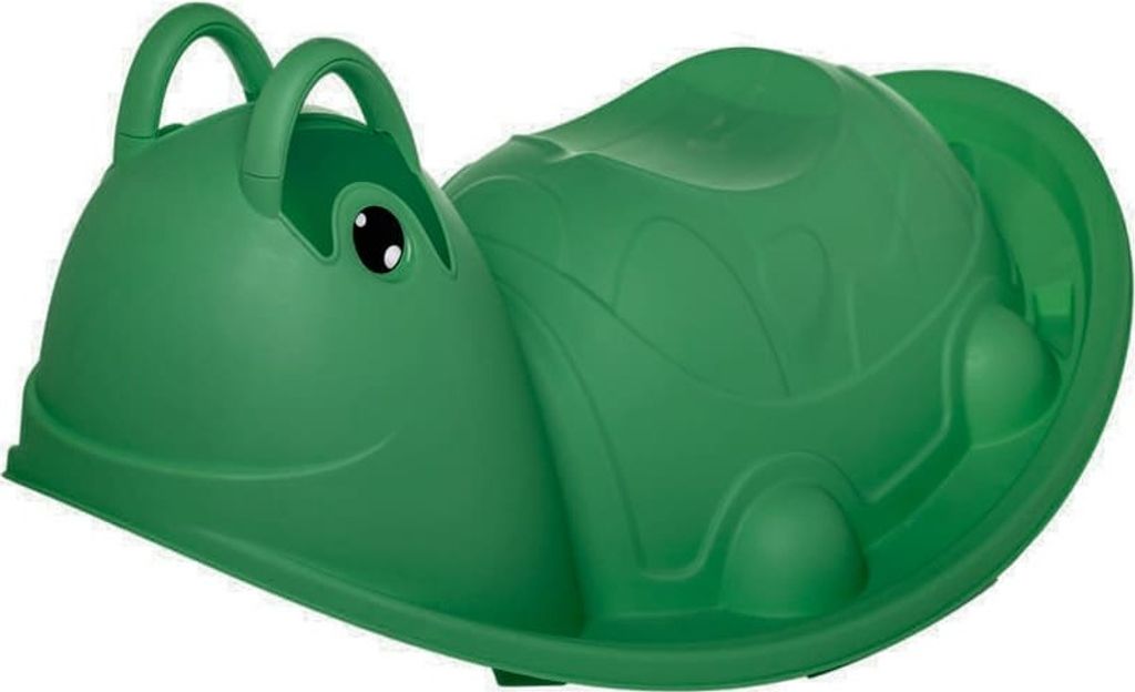 Kinderwippe Schildkröte - Grün, Sicher und Lustig