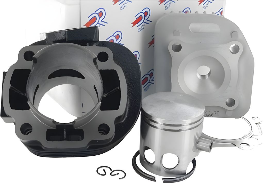 DR Zylinderkit 70ccm kompatibel mit Minarelli liegend AC (Kurzgewinde)