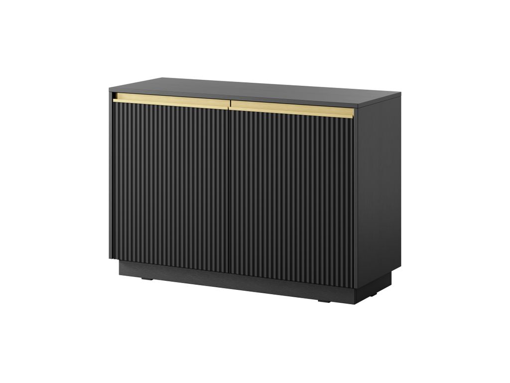 AX LIVING Kleine Kommode Lirio K103 103 cm modern und stilvoll schwarz