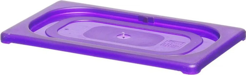 HENDI Gastronorm-Deckel violett, GN 1/4, Violett, 265x162mm