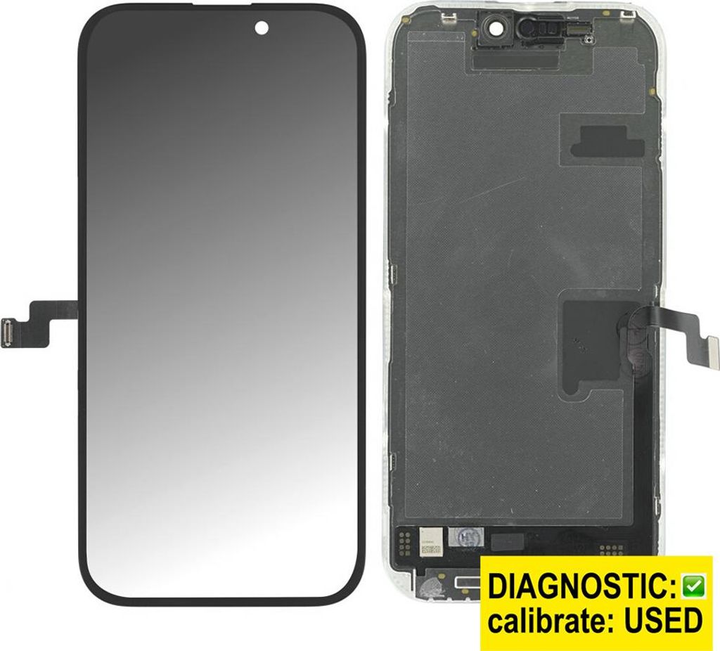 Kompatible Diagnosefähiges Soft OLED 120Hz Display Touchscreen Bildschirm Schwarz für Apple iPhone 16 Pro A3293, A3083 & Werkzeug