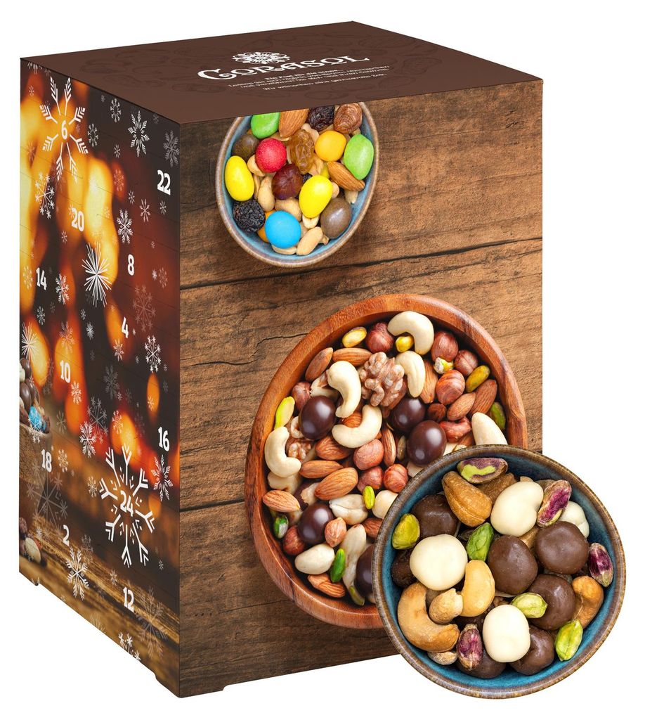 Corasol Premium Schoko-Nuss-Mix Adventskalender XL mit 24 Produktbild 